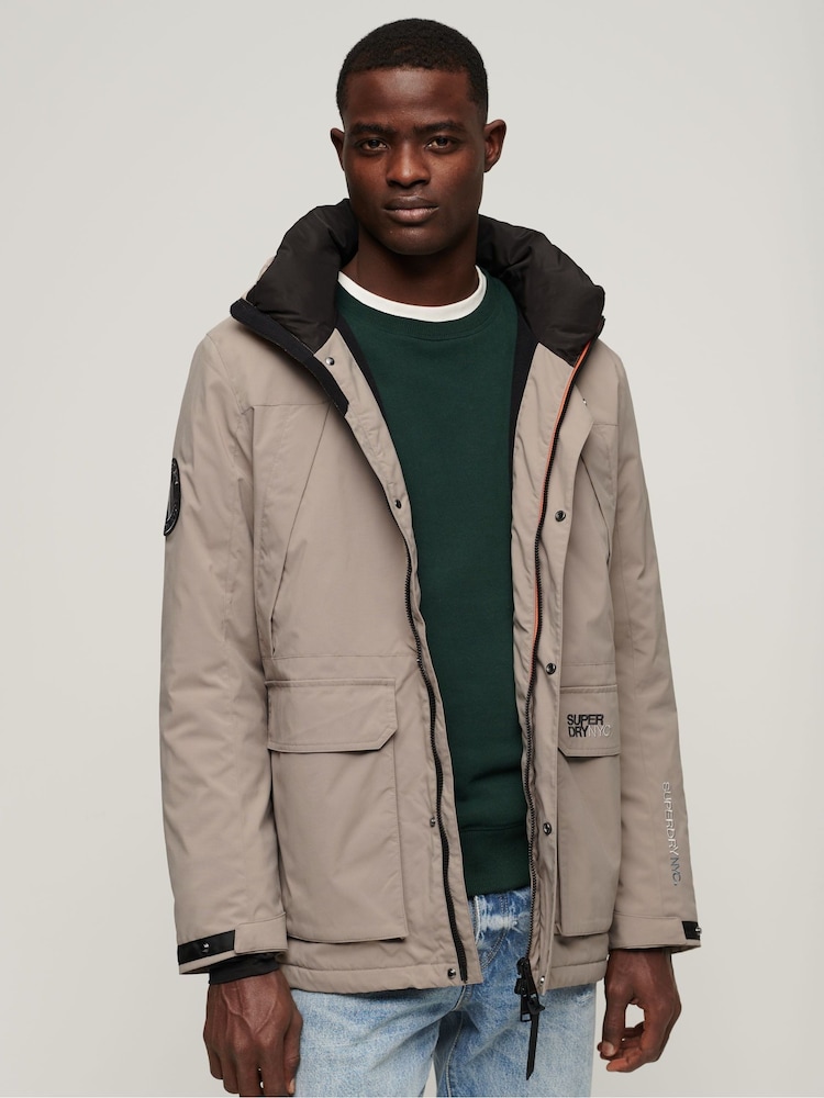 Superdry Nude City Hooded Wind Parka Jacket - Image 1 of 4