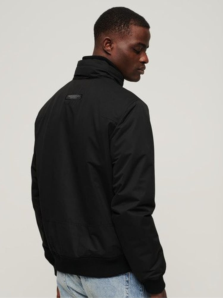 Schwarz - Superdry Sports Harrington-Jacke - Bild 2 von 9