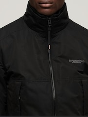 Schwarz - Superdry Sports Harrington-Jacke - Bild 5 von 9