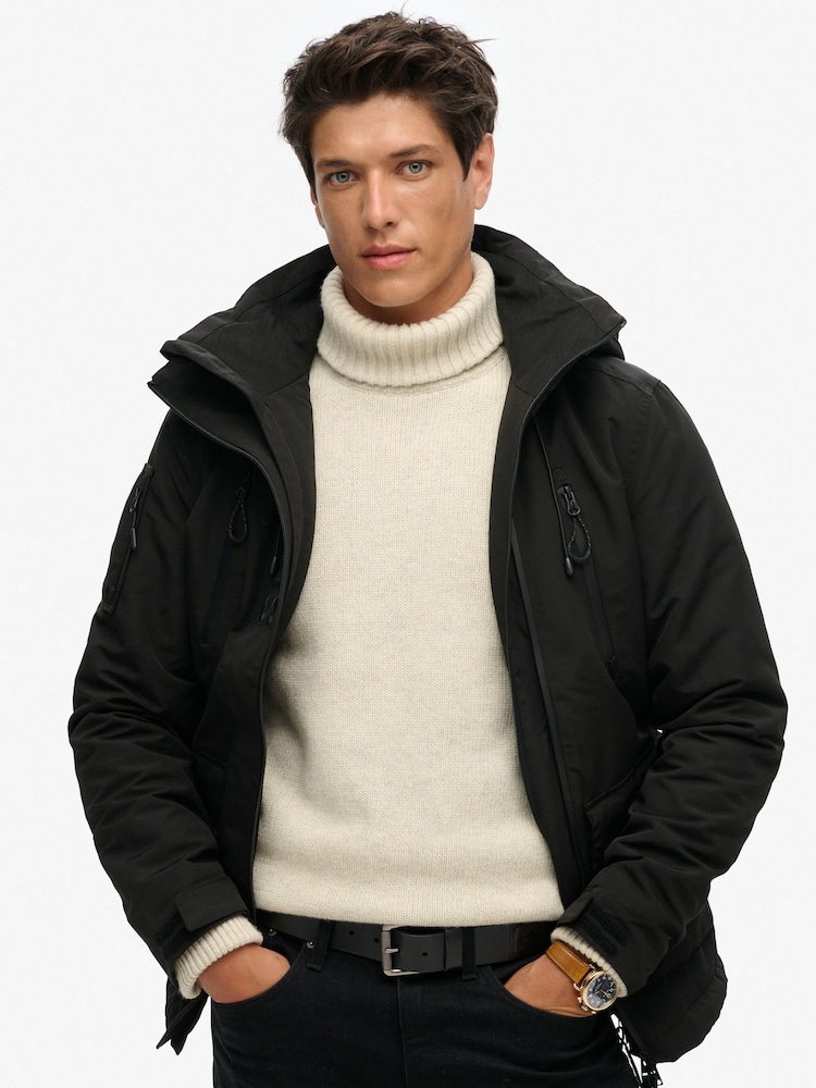 Superdry Black Ultimate Windbreaker Jacket - Image 7 of 7