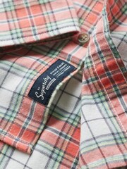 Superdry White Vintage Check Shirt - Image 4 of 4