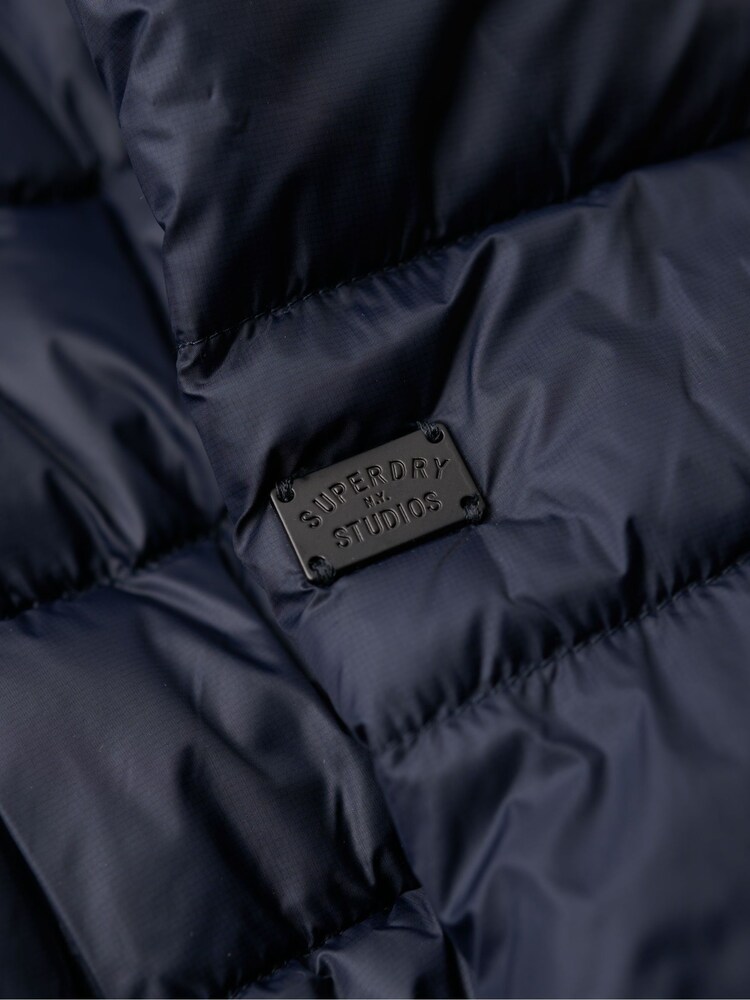 Superdry Blue Lightweight Padded Jacket - Image 8 of 8