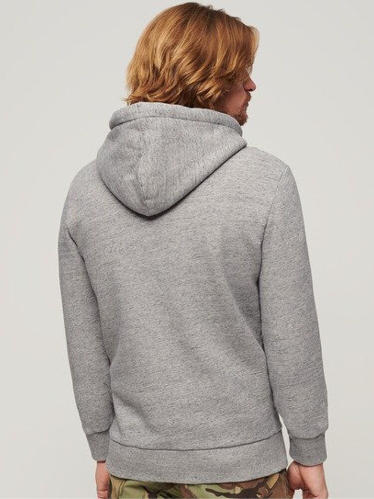 Superdry Grey Tokyo Vintage Logo Hoodie - Image 2 of 6