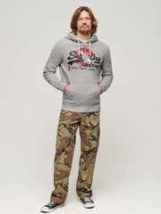 Superdry Grey Tokyo Vintage Logo Hoodie - Image 3 of 6
