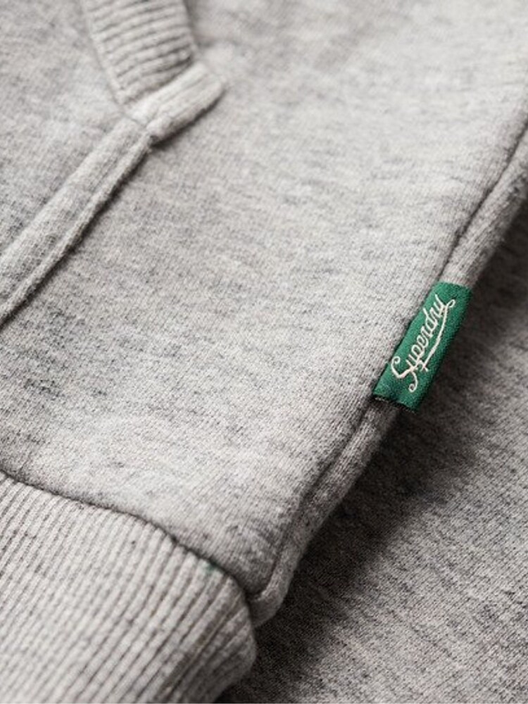 Superdry Grey Tokyo Vintage Logo Hoodie - Image 6 of 6