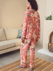 Laura Ashley Alworth Floral Button Through Pyjamas - Image 3 of 9
