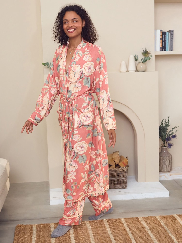 Laura Ashley Alworth Floral Dressing Gown - Image 2 of 7