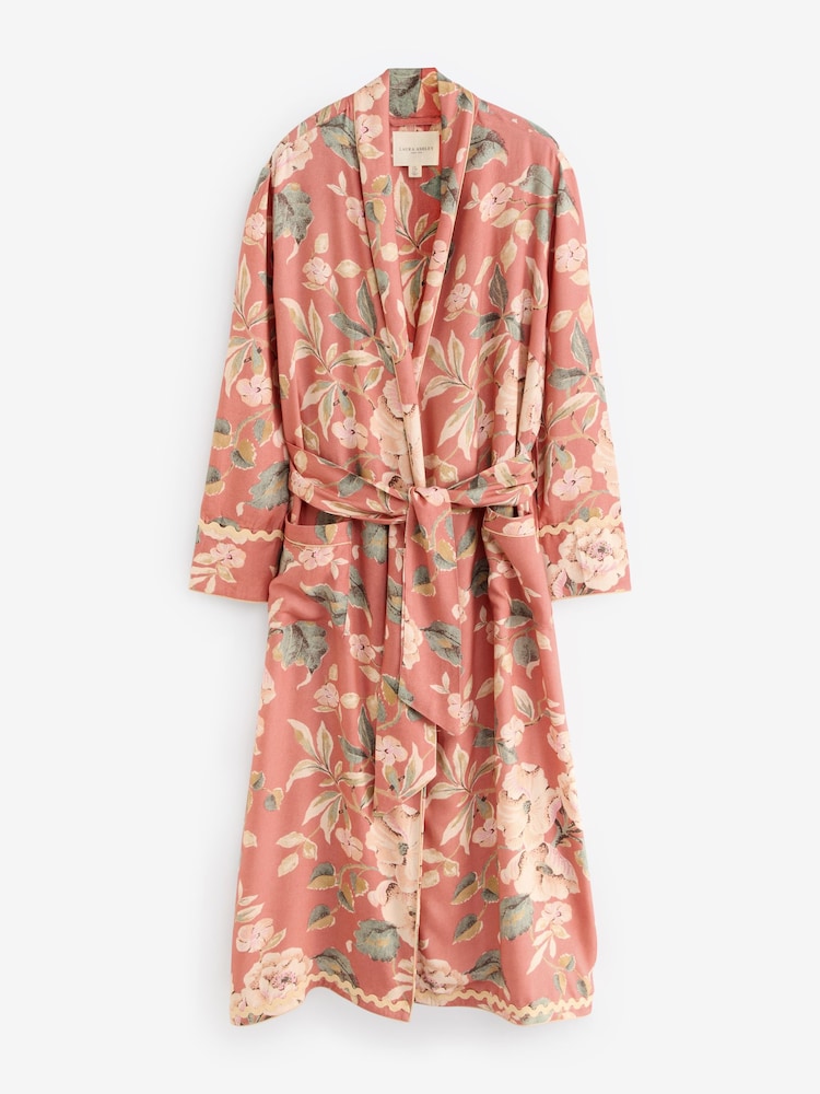 Laura Ashley Alworth Floral Dressing Gown - Image 7 of 7