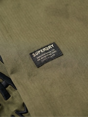 Superdry Green Military M65 Embroidered 100% Cotton Lightweight Jacket - Image 7 of 7