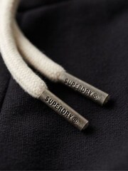 Superdry Black Classic Vintage Logo Heritage Joggers - Image 6 of 6