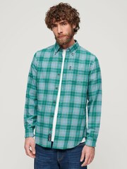 Superdry Blue Vintage Check Shirt - Image 1 of 6