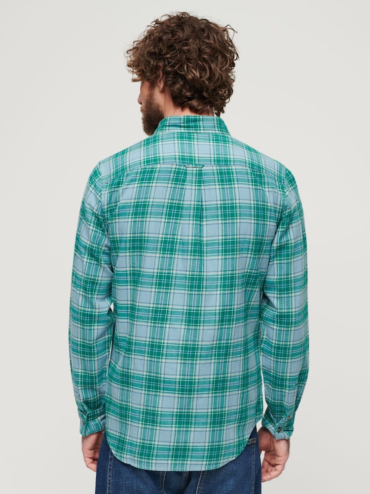 Superdry Blue Vintage Check Shirt - Image 2 of 6