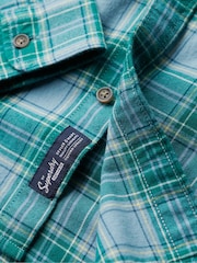 Superdry Blue Vintage Check Shirt - Image 6 of 6