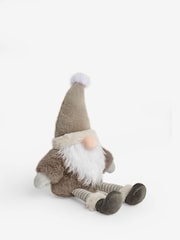Natural Christmas Gonk Plush Ornament - Image 4 of 5