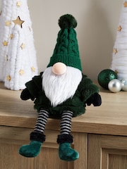 Green Christmas Gonk Plush Ornament - Image 1 of 5