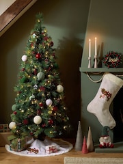 Green Alphabet Monogram Christmas Gonk Plush Ornament - Image 3 of 6