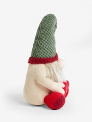 Green Alphabet Monogram Christmas Gonk Plush Ornament - Image 5 of 6