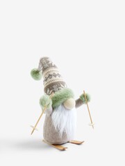 Sage Green Gonk Christmas Plush Ornament - Image 4 of 5