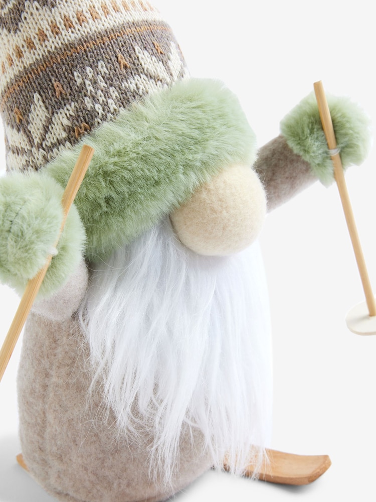 Sage Green Gonk Christmas Plush Ornament - Image 5 of 5