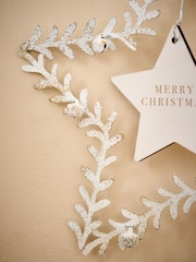 White Star Merry Christmas Hanging Decoration - Image 2 of 4