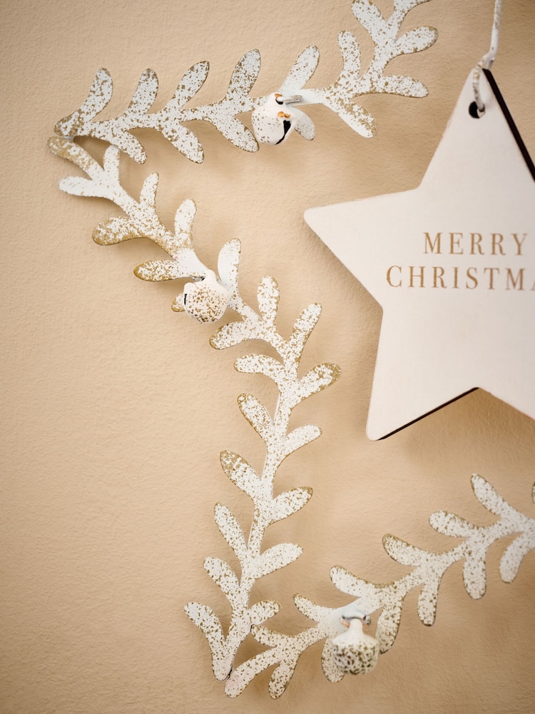 White Star Merry Christmas Hanging Decoration - Image 2 of 4