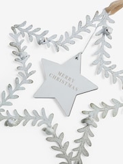 White Star Merry Christmas Hanging Decoration - Image 4 of 4