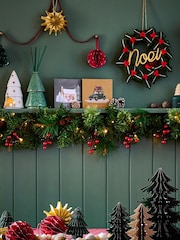 Set of 3 Green Paper Christmas Trees - Image 3 of 5