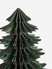 Set of 3 Green Paper Christmas Trees - Image 5 of 5