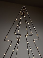Black Light Up Metal Christmas Tree - Image 2 of 4