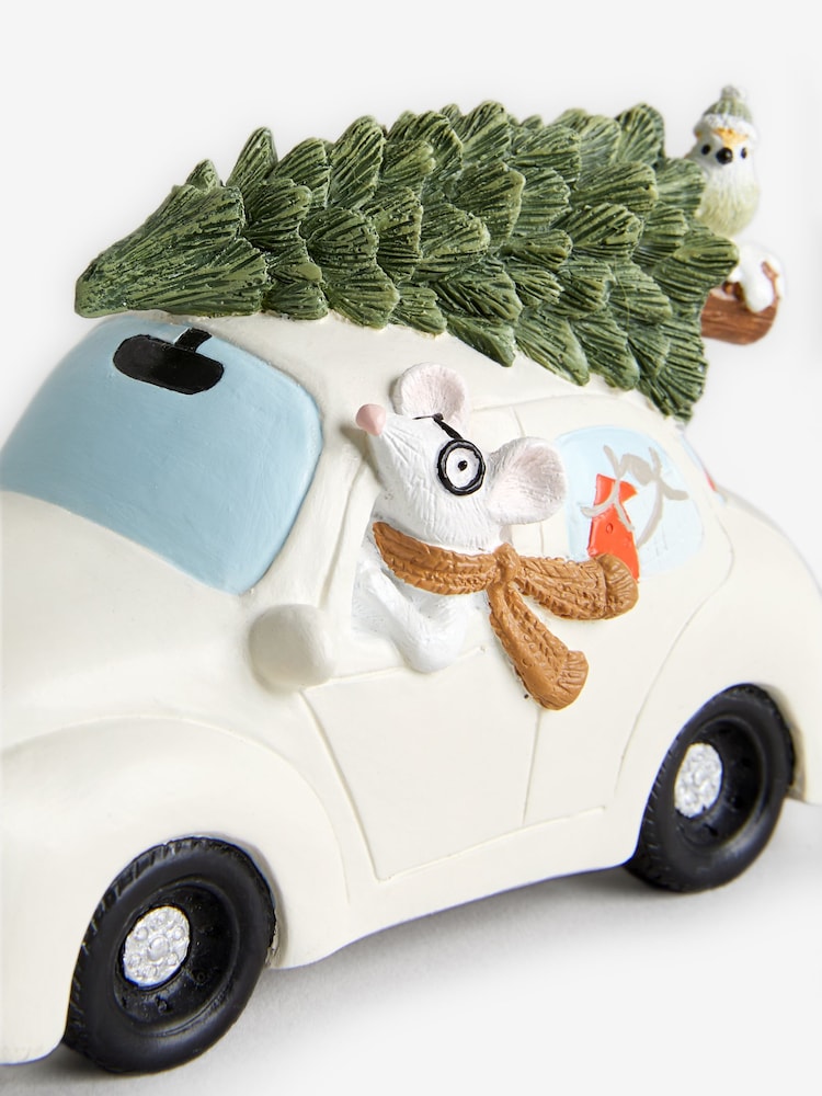 White Christmas Car Ornament - Image 5 of 5