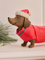 Red Sausage Dog Christmas Jumper Ornament - Image 2 of 5