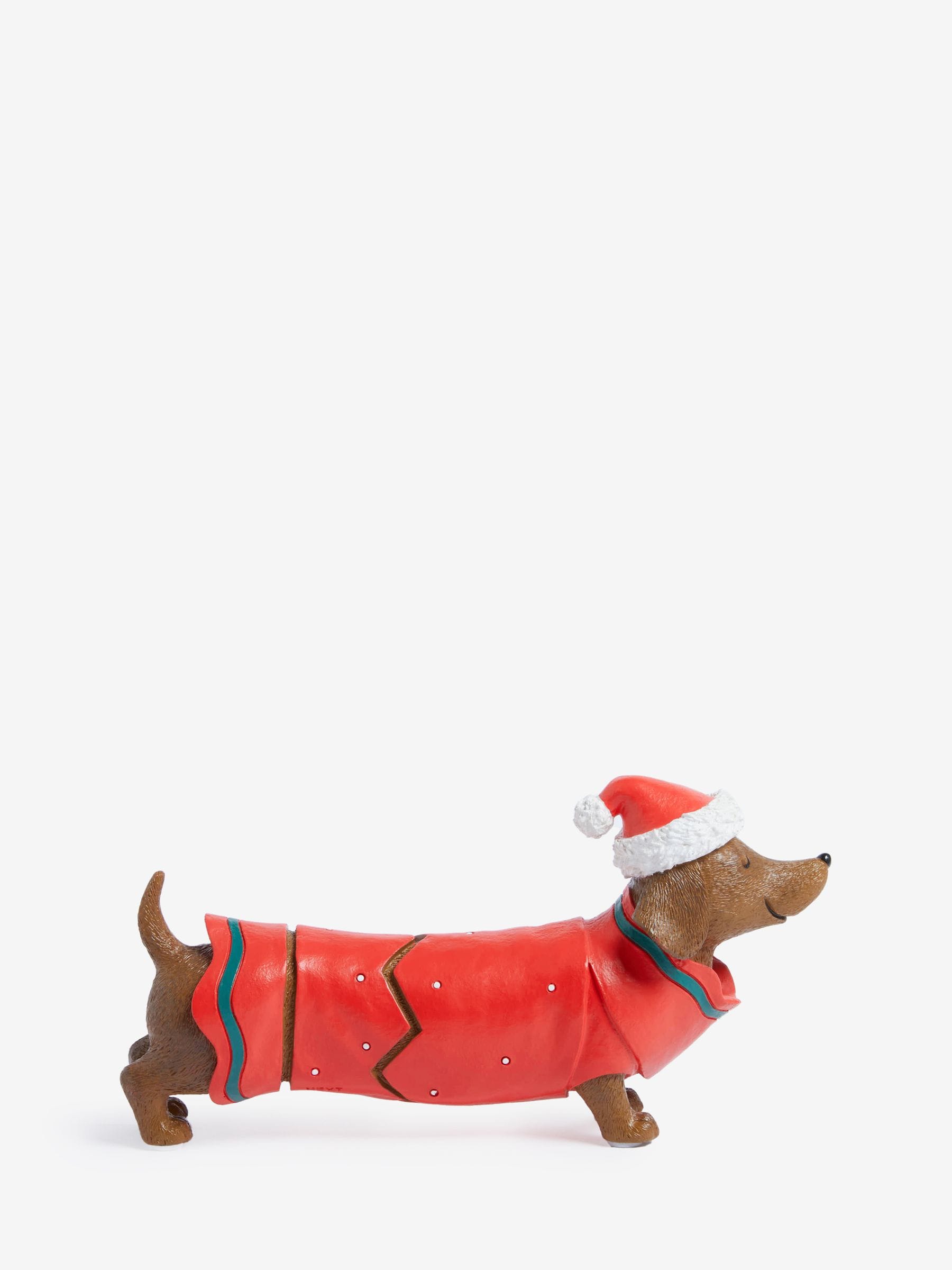 Kaufe Sie Weihnachtsdeko Dackel mit Pullover bei Next Deutschland
