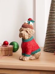 Natural Charlie the Cockapoo Christmas Ornament - Image 1 of 4