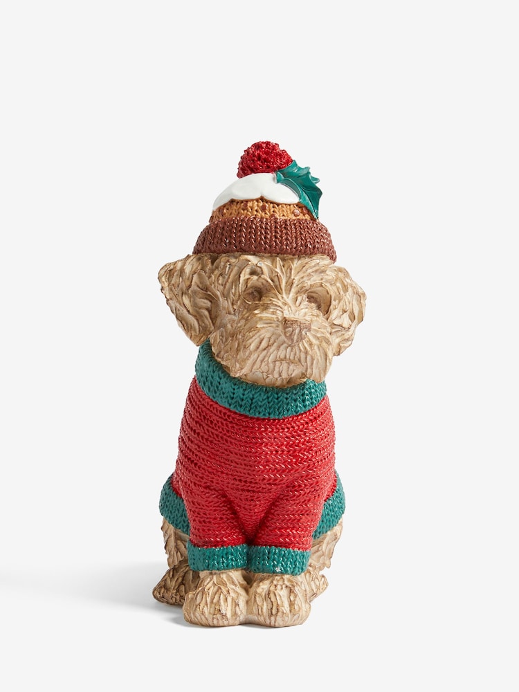 Natural Charlie the Cockapoo Christmas Ornament - Image 2 of 4