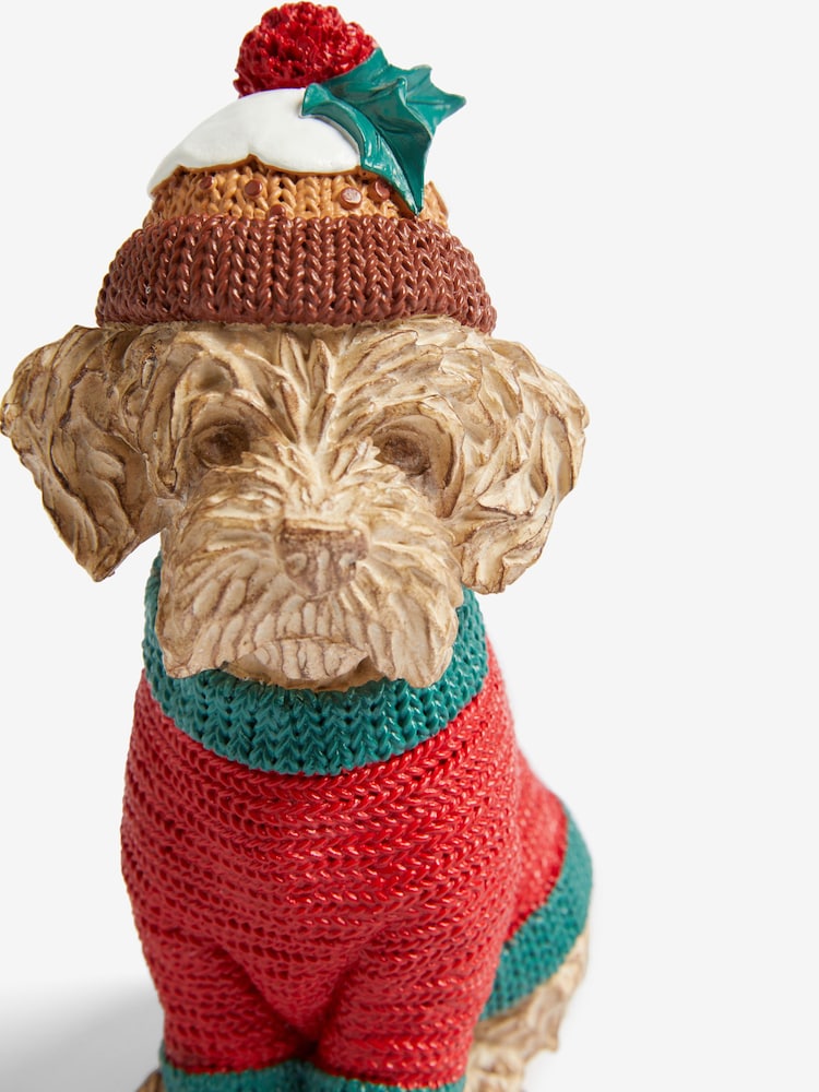 Natural Charlie the Cockapoo Christmas Ornament - Image 4 of 4