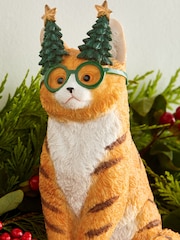 Natural Christmas Cat Ornament - Image 2 of 5