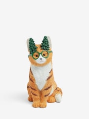 Natural Christmas Cat Ornament - Image 3 of 5