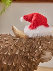 Natural Hamish the Highland Cow Christmas Ornament - Image 2 of 6