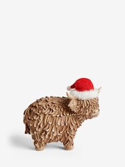 Natural Hamish the Highland Cow Christmas Ornament - Image 3 of 6