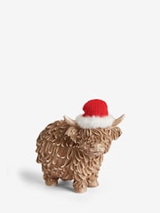 Natural Hamish the Highland Cow Christmas Ornament - Image 4 of 6