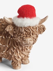 Natural Hamish the Highland Cow Christmas Ornament - Image 5 of 6