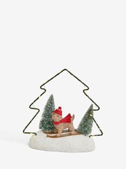 Natural Light-Up Charlie the Cockapoo Christmas Decoration - Image 3 of 5