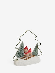 Natural Light-Up Charlie the Cockapoo Christmas Decoration - Image 4 of 5