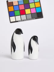 Set of 2 Black Penguin Christmas Ornaments - Image 4 of 5