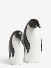Set of 2 Black Penguin Christmas Ornaments - Image 5 of 5
