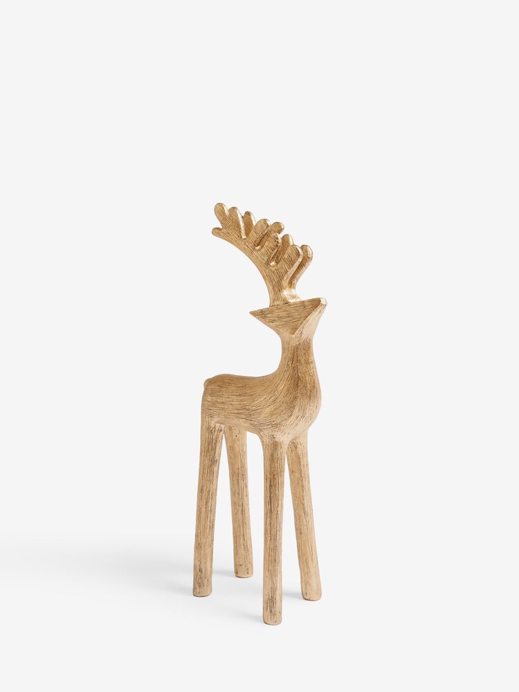 Gold XL Stag Ornament - Image 3 of 4