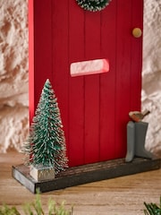 Multi Christmas Wooden Red Door Ornament - Image 2 of 6