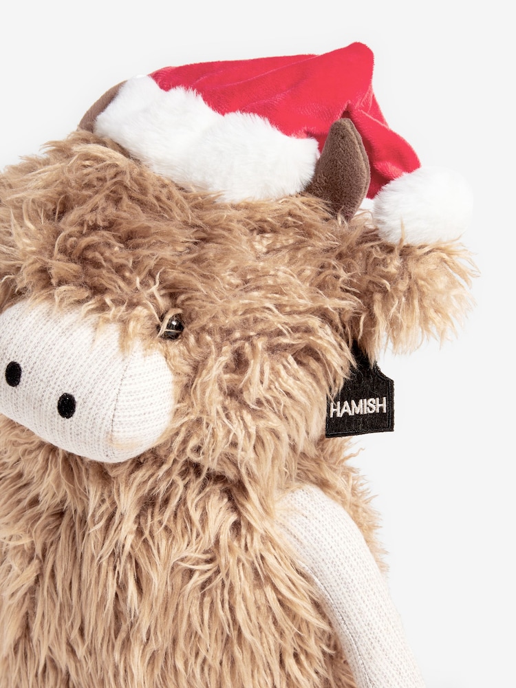 Natural XL Hamish the Highland Cow Extendable Legs Ornament - Image 6 of 6 Natural XL Hamish the Highland Cow Extendable Legs Ornament - Image 6 of 6