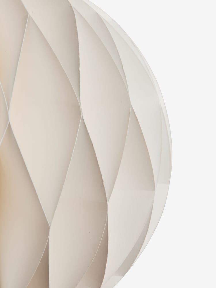 Set of 3 White Honeycomb Paper Christmas Decorations - Image 5 of 5