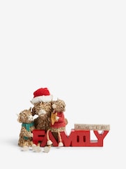 Red Hamish Family Christmas Word Block Ornament - Image 3 of 5
